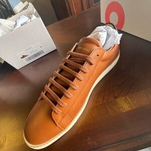 Oliver Cabell Men's Brown Leather Sneakers